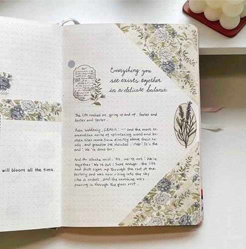 Miniatura 5 de 4PCS 5MRoll Vintage Stamp Letter Die-Cut Washi Tape Journaling DIY Handmade Masking Tapes Stickers Cute Papeleria Supplies