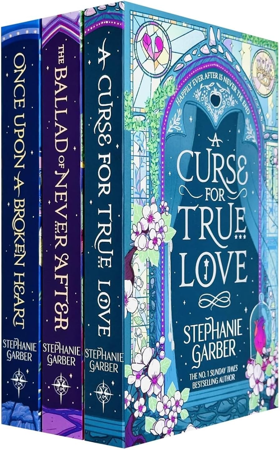 Stephanie Garber Once Upon a Broken Heart Series 3 Books Collection Set (Once Upon A Broken Heart, The Ballad of Never After, A Curse For True Love)