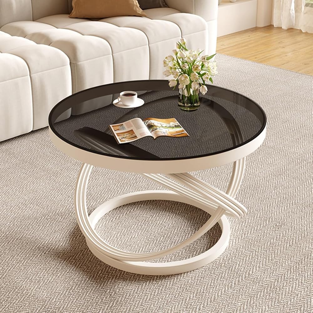 Table d'appoint ronde pour salon et pause café
