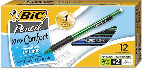 Miniatura 1 de BIC MPG11 Xtra-Comfort - Lápiz mecánico, 0.028 in, barriles surtidos, docena
