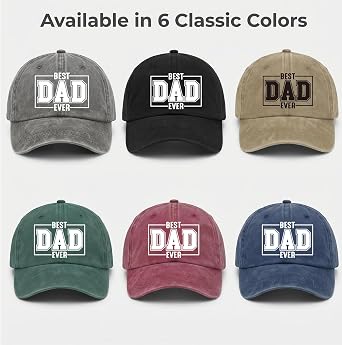 Fathers Day Dad Gifts Hat Daughter Wife Son Dad Hat Cap Birthday for Men Ideal Unique First New Papa Husband