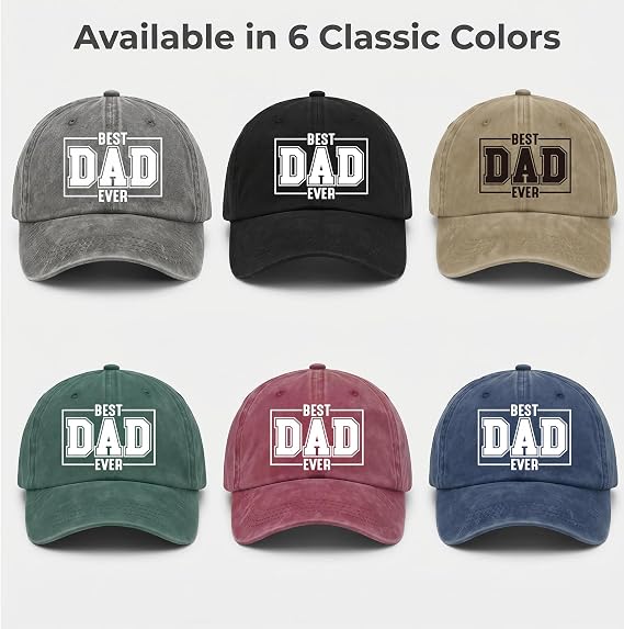Fathers Day Dad Gifts Hat Daughter Wife Son Dad Hat Cap Birthday for Men Ideal Unique First New Papa Husband