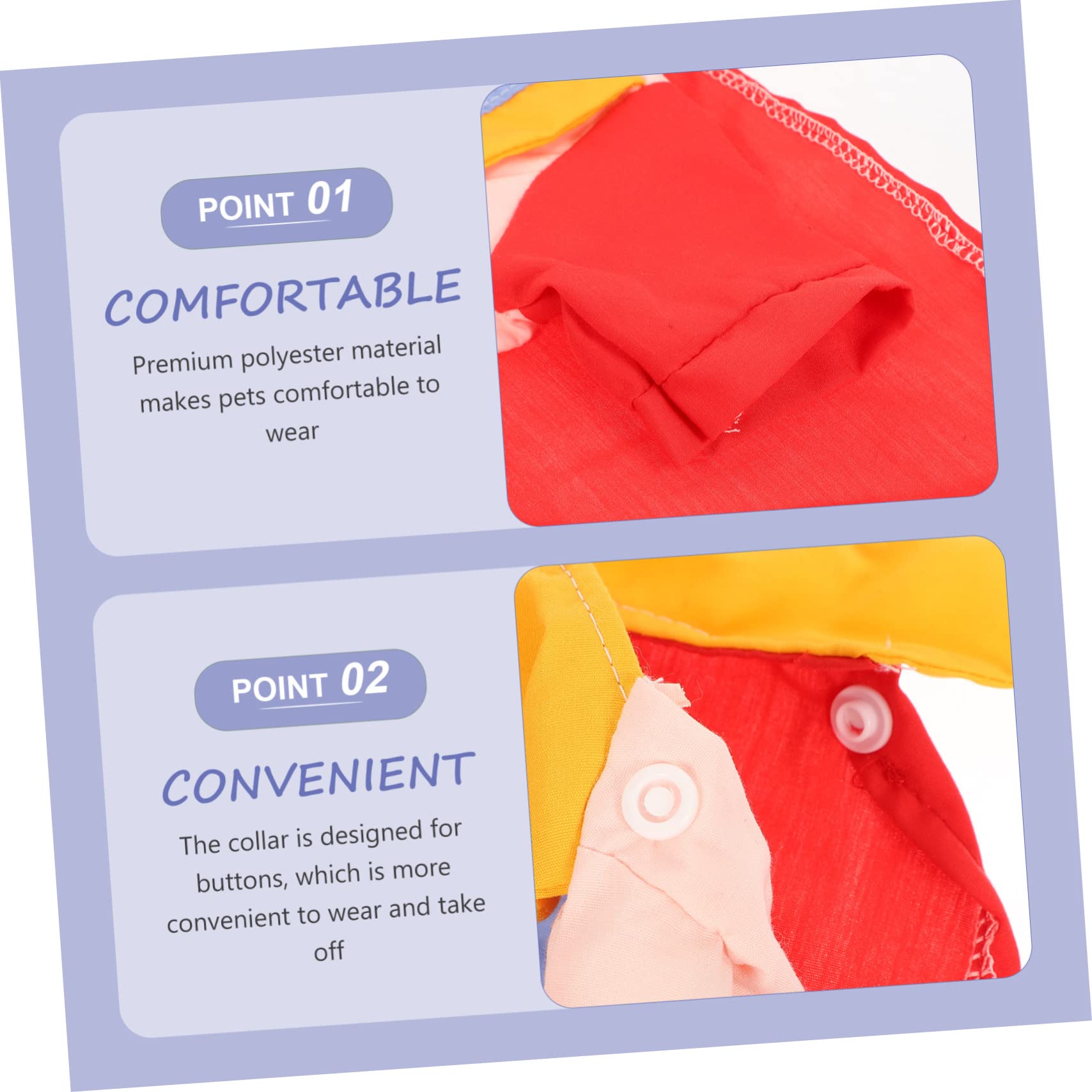 Toddmomy 2juegos Disfraz De para Mascotas Sombrero Divertido Ropa Interactiva para Perros y Gatos para Cumpleaños y Celebraciones De Lavable y Resistente
