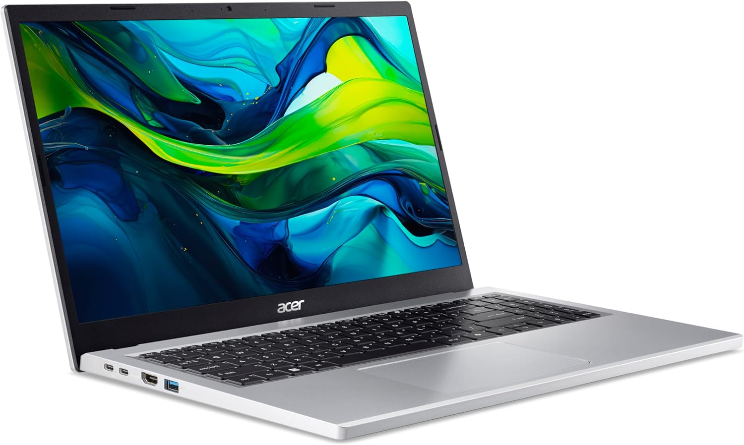Test et avis Acer Aspire Go 15 AG15-32P-37MG : PC portable 15.6" FHD argent avec Intel Core 3-N355, 8Go RAM, 512Go SSD, Windows 11 Home, clavier FR AZERTY — vue 5