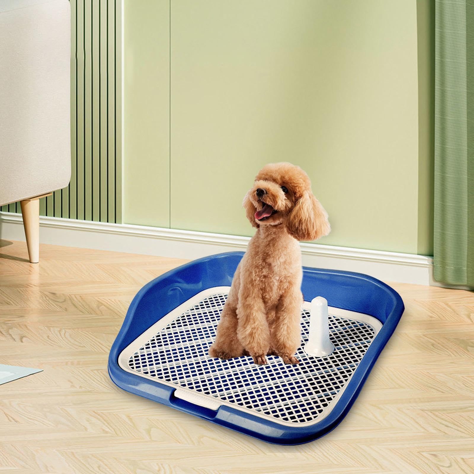 Lettiera per cuccioli, vaschetta per addestramento conigli, cavie, ratti, piccoli animali, facile da pulire, resistente, soluzione per l'addestramento dei cani, angolo