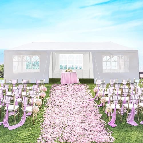 Miniatura 18 de Tienda de campaña para exteriores, patio, campamento, fiesta, boda, carpa para fiestas, refugio de cenador, barbacoa, eventos, cabinas con paredes