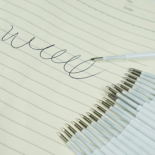 Miniatura 3 de 24 recambios de bolígrafo de tinta negra de punta de 0.039 in