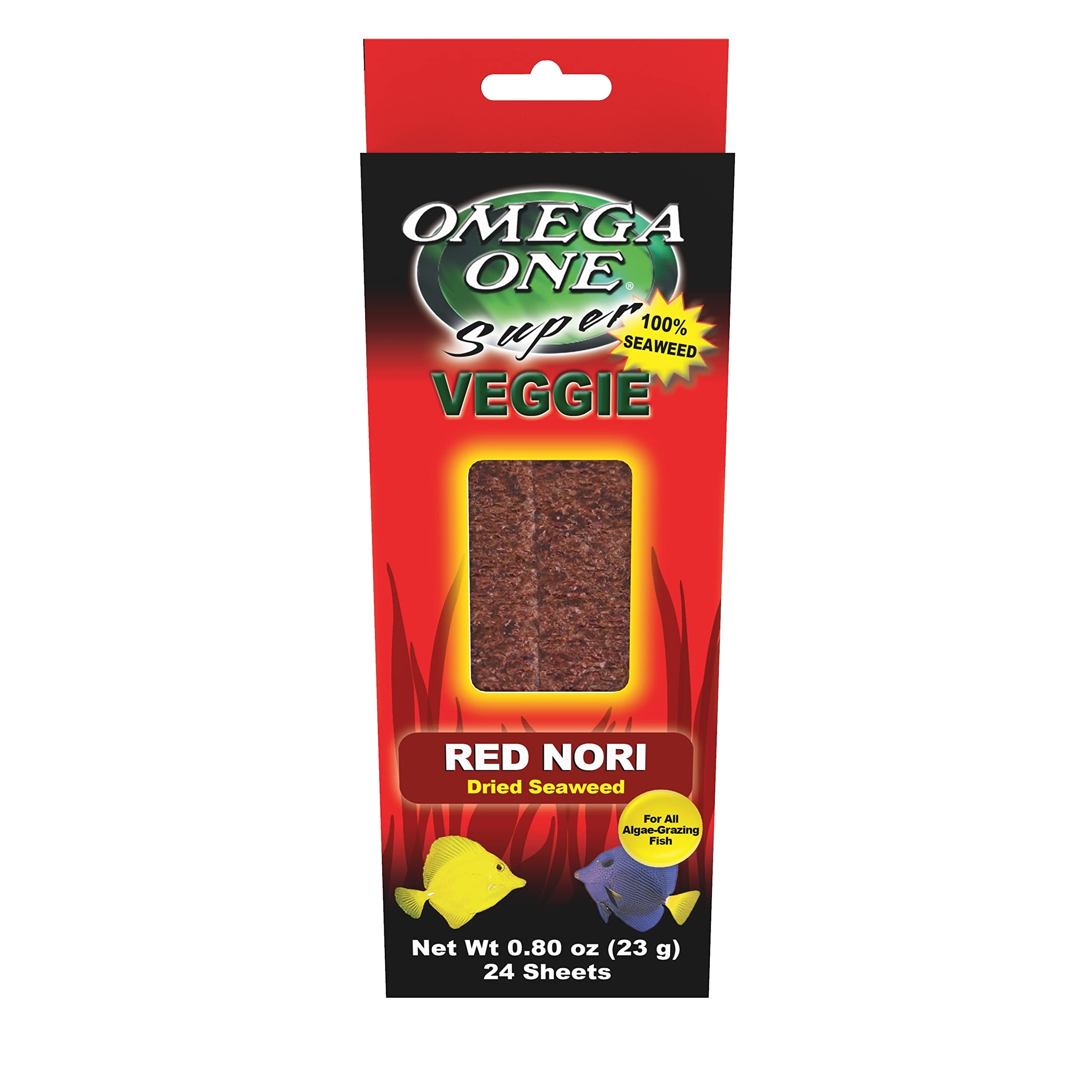 Omega One Super Veggie Red Seaweed 24 Sheets (omnivores,eli