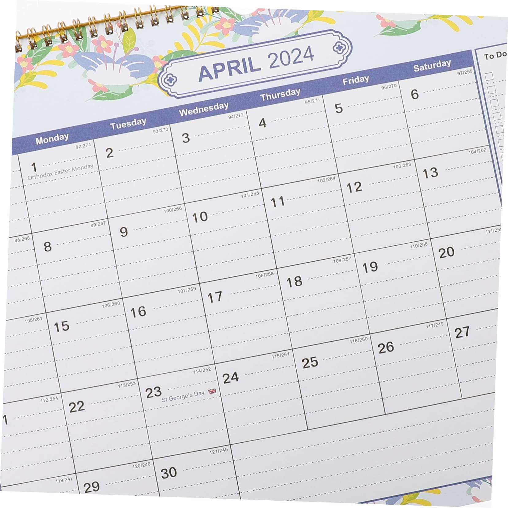SEWACC 4 Piezas calendario inglés calendario de escritorio suministros para el hogar calendario de pared mensual 2023 calendarios de mesa calendarios mesa calendario de pared mensual 2024