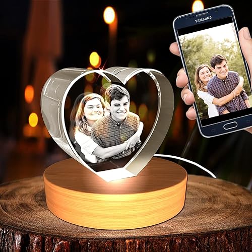 Miniatura 3 de Foto personalizada grabada en cristal (3D)