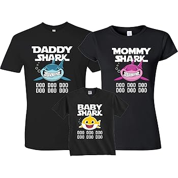baby shark t shirts for family