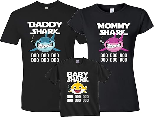mummy shark t shirt