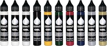 CERNIT CE1500030005C - One Bottle of Liquid Polymer Clay - Cernit Gel 30 ml - Modelling and Baking Clay - Translucent Colour - Manufactured in Belgium