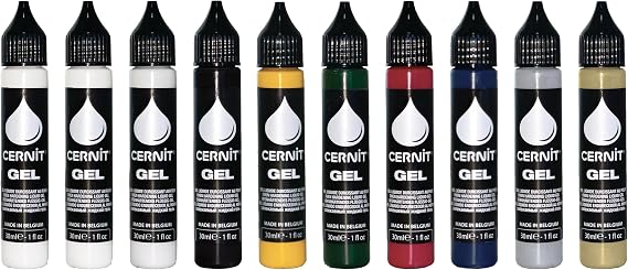 CERNIT CE1500030005C - One Bottle of Liquid Polymer Clay - Cernit Gel 30 ml - Modelling and Baking Clay - Translucent Colour - Manufactured in Belgium