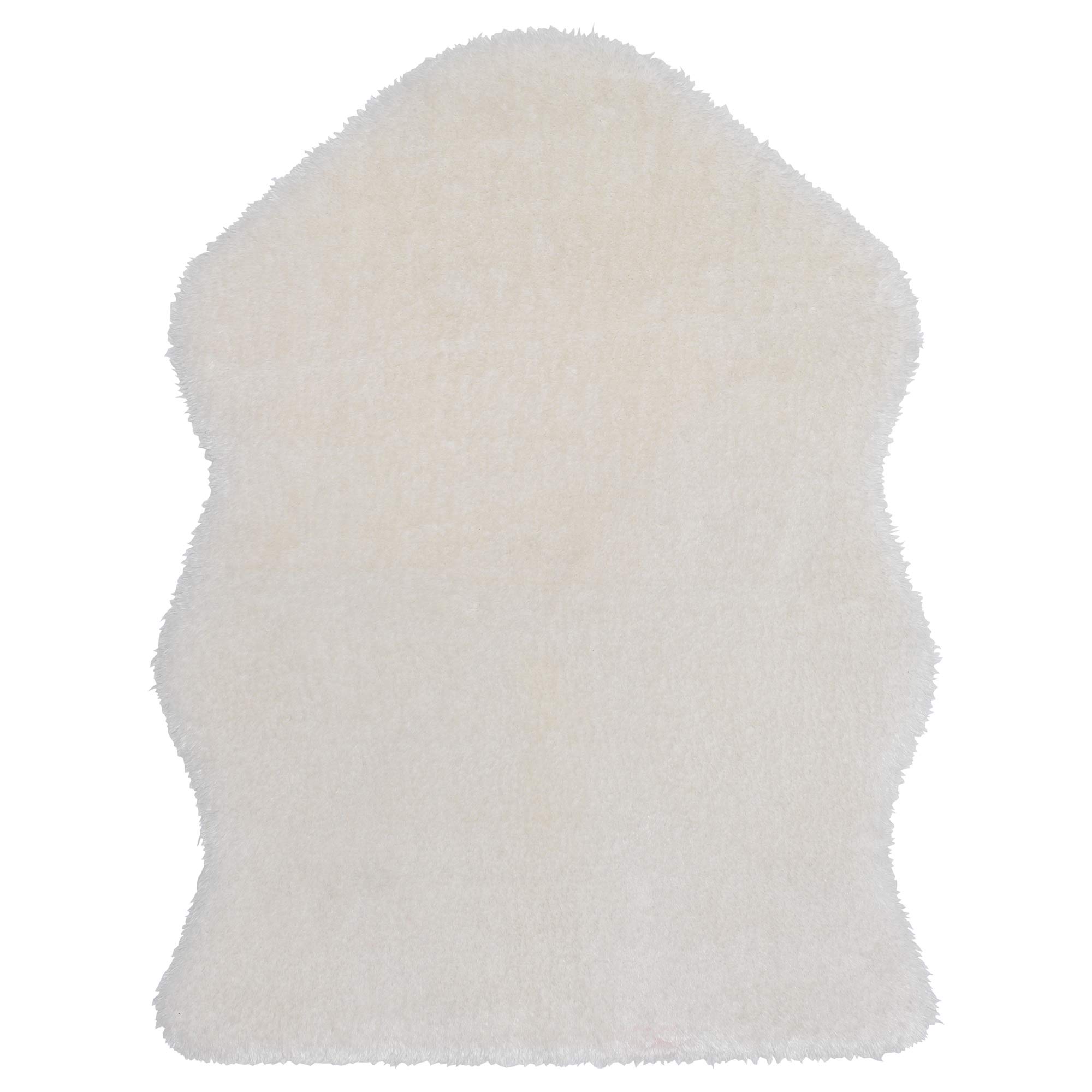 Tapis TOFTLUND blanc 55x85 cm pour sol de chambre et salon