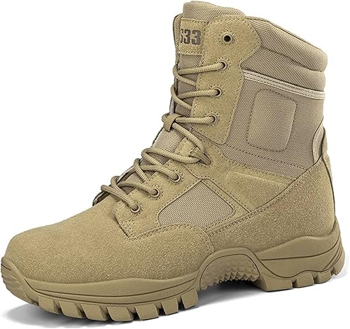 Botas tácticas militares para hombre, ligeras, botas de combate para motocicleta, botas de trabajo, botas de desierto