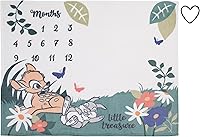 Vista 10 de Disney 101 Dálmatas Blanco y Negro Too Cute Super Soft Photo Op Milestone Manta para bebé