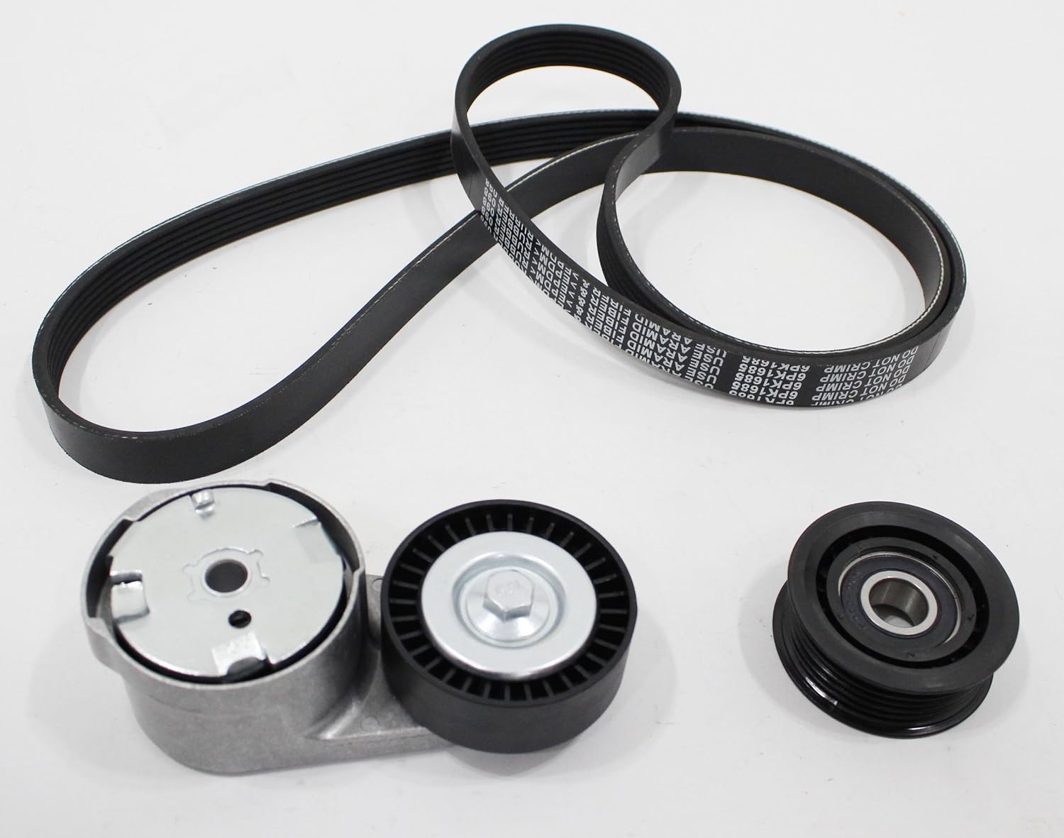 AUCERAMIC Engine Serpentine Belt Tensioner Idler Pulley Drive Kit for Dodge Durango 2016-2021,Jeep Grand Cherokee 2016-2022,Grand Cherokee L 2021-2022,Grand Cherokee WK 2022,3.6L V6,OE 38082 5184617AC
