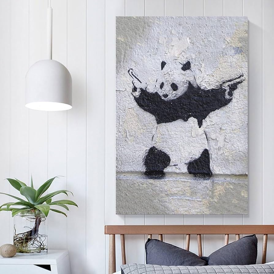 ラピュタ vs バンクシー アート 絵画 インテリア laputa banksy