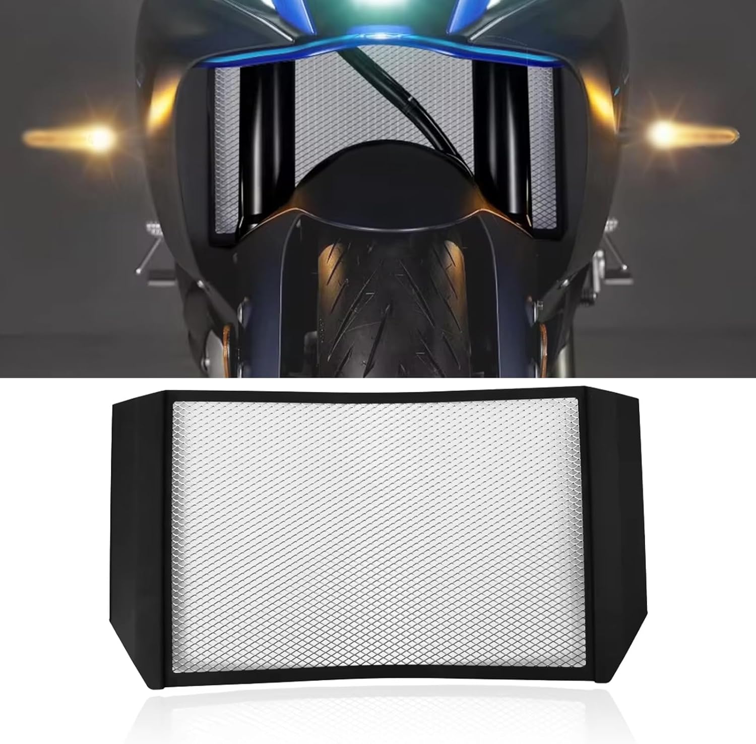 For YZFR9 YZF-R9 2025 YZF R9 2024 Motorcycle Accessories Oil Cooler Protector Radiator Grille Guard