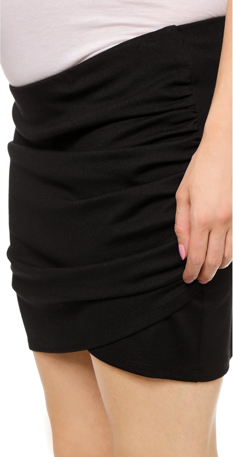 Hatch Maternity Womens The Mini Skirt - Black Size 3
