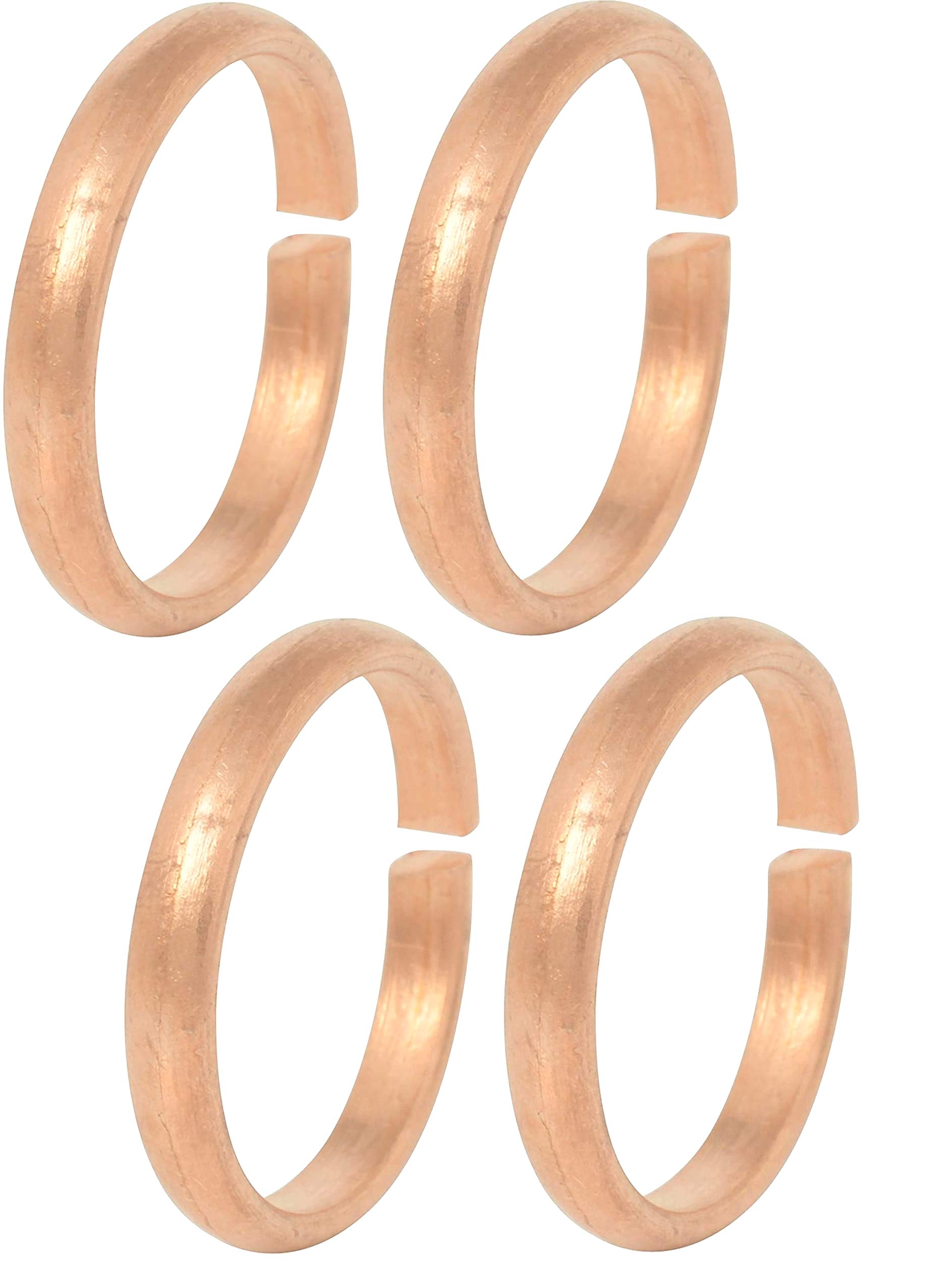 BigMart? Copper Health benificial Simple challa Finger Ring Thumb Ring For Men & Women Free Size (