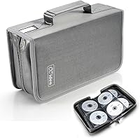 Vista 9 de CCidea Estuche para CD y DVD, capacidad 264, carpeta multimedia, cartera de CD, folleto de disco, 11.4 pulgadas de largo x 6.4 pulgadas de ancho x