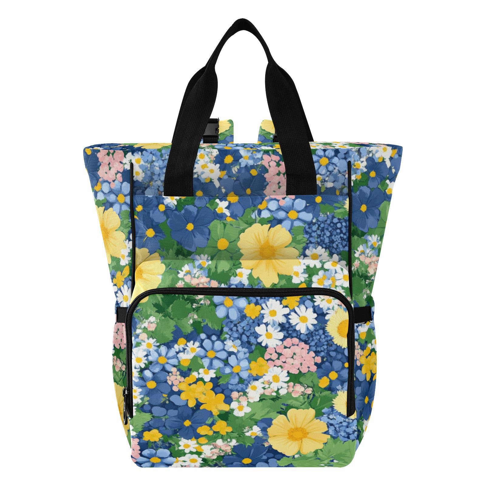 Zaino da viaggio per neonata/ragazzo bellezza fiori primaverili