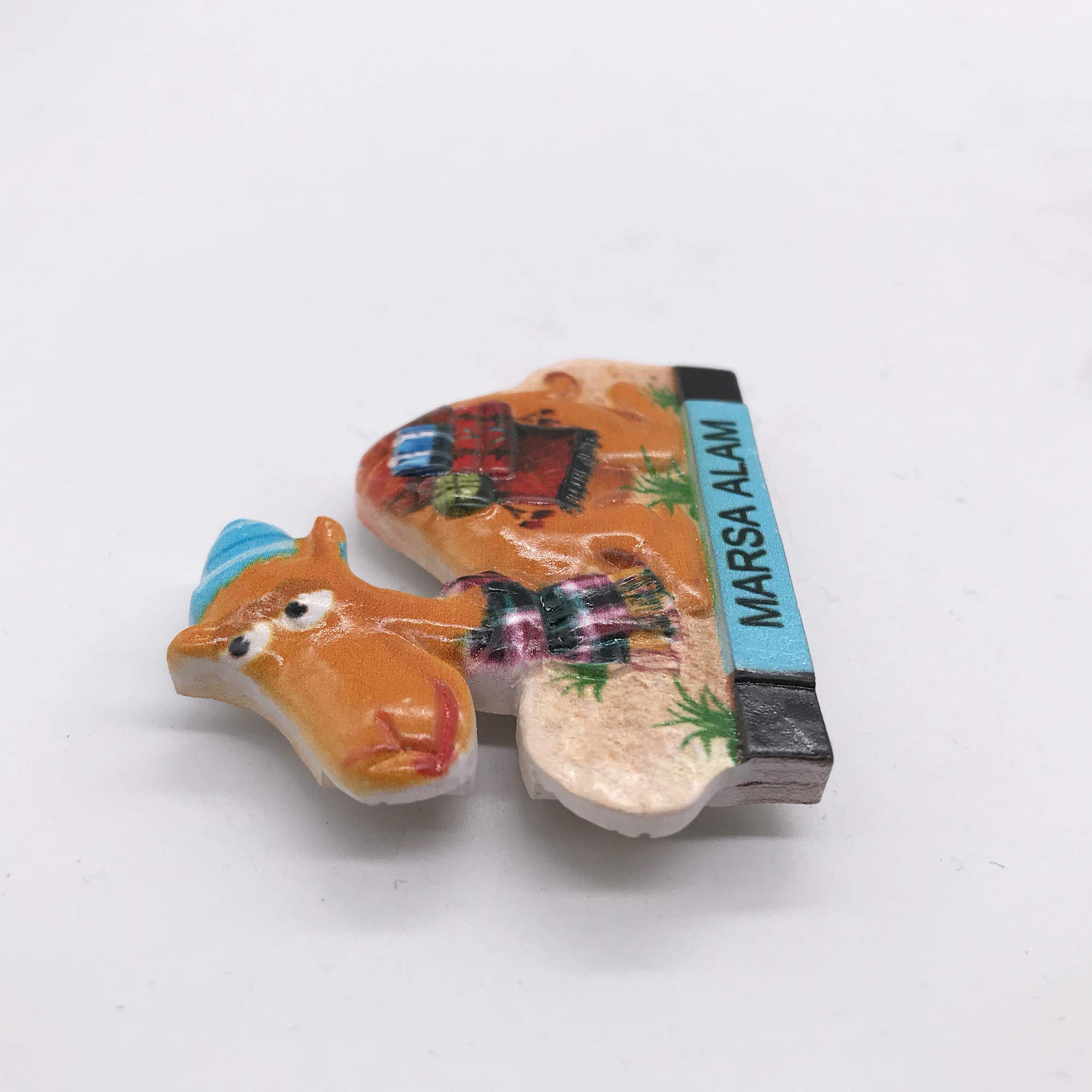 3D Cammello Hurghada Egitto Magnete da Frigorifero Souvenir turistici Resina Fatta a Mano Magneti Artigianali Cucina Cucina Decorazione Collezione Regalo