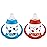 NUK Learner Cup, 5oz, Pack of 2, Sesame Street, Elmo and Cookie Monster - Soft Spout, Easy-Grip Handles, BPA Free, Spill Proof Transition Sippy Cup
