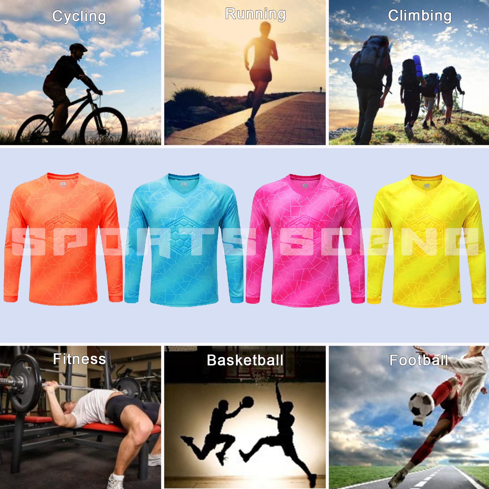 Benutzerdefiniert Torwarttrikot Set Kinder Fußball Torwartset Uniform Beliebiger Name Nummer Team Logo Trikot Personalisiert Fußballtrikot Geschenk