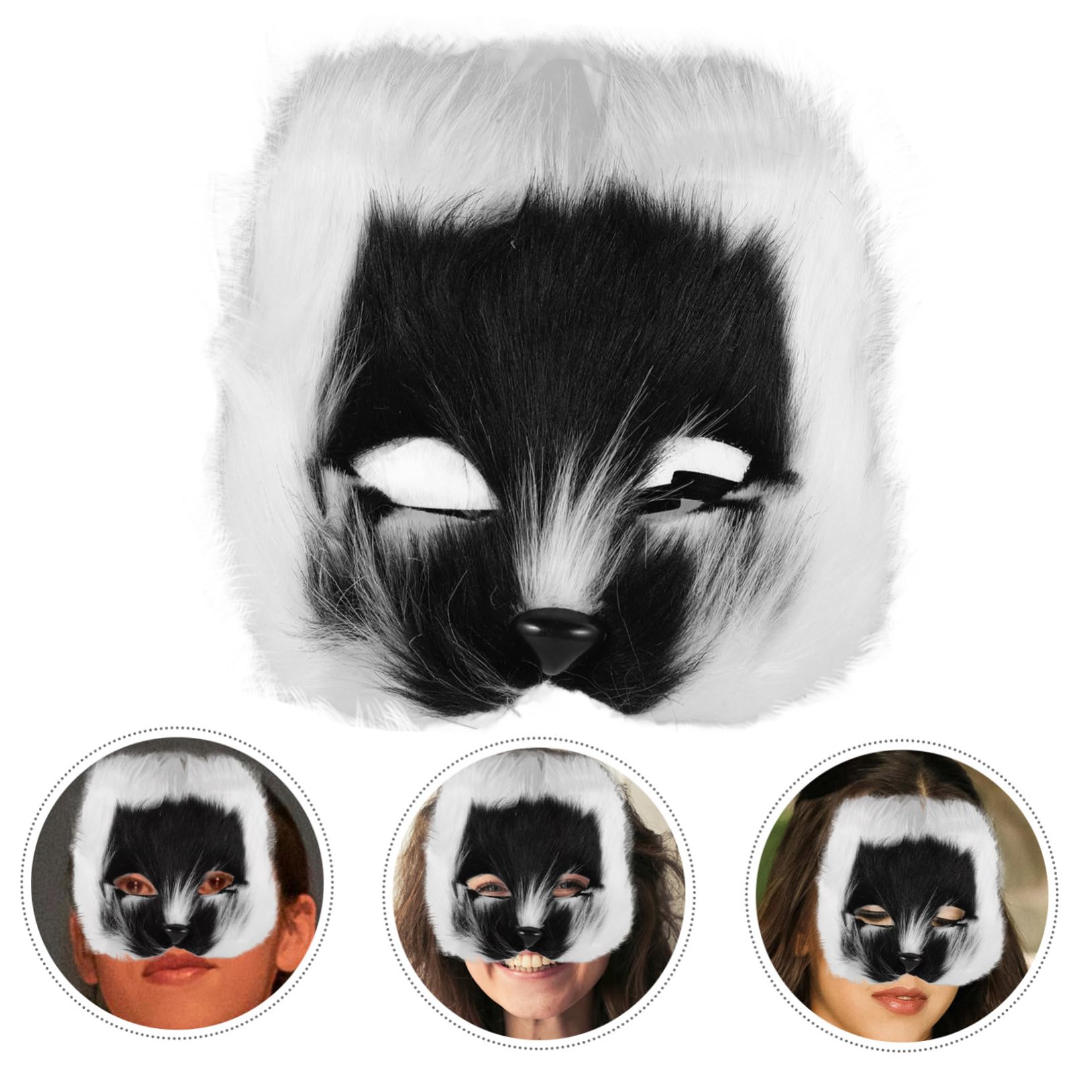 Healeved 5 Pezzi Maschera Maschera Fox per Cosplay e Halloween Design Creativo e Adatta Perfetta per e Party