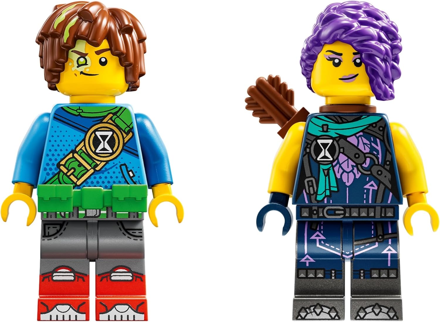 LEGO DreamZzz Minifigure Combo - Mateo and Zoey (with Accessories) 71454, 71456