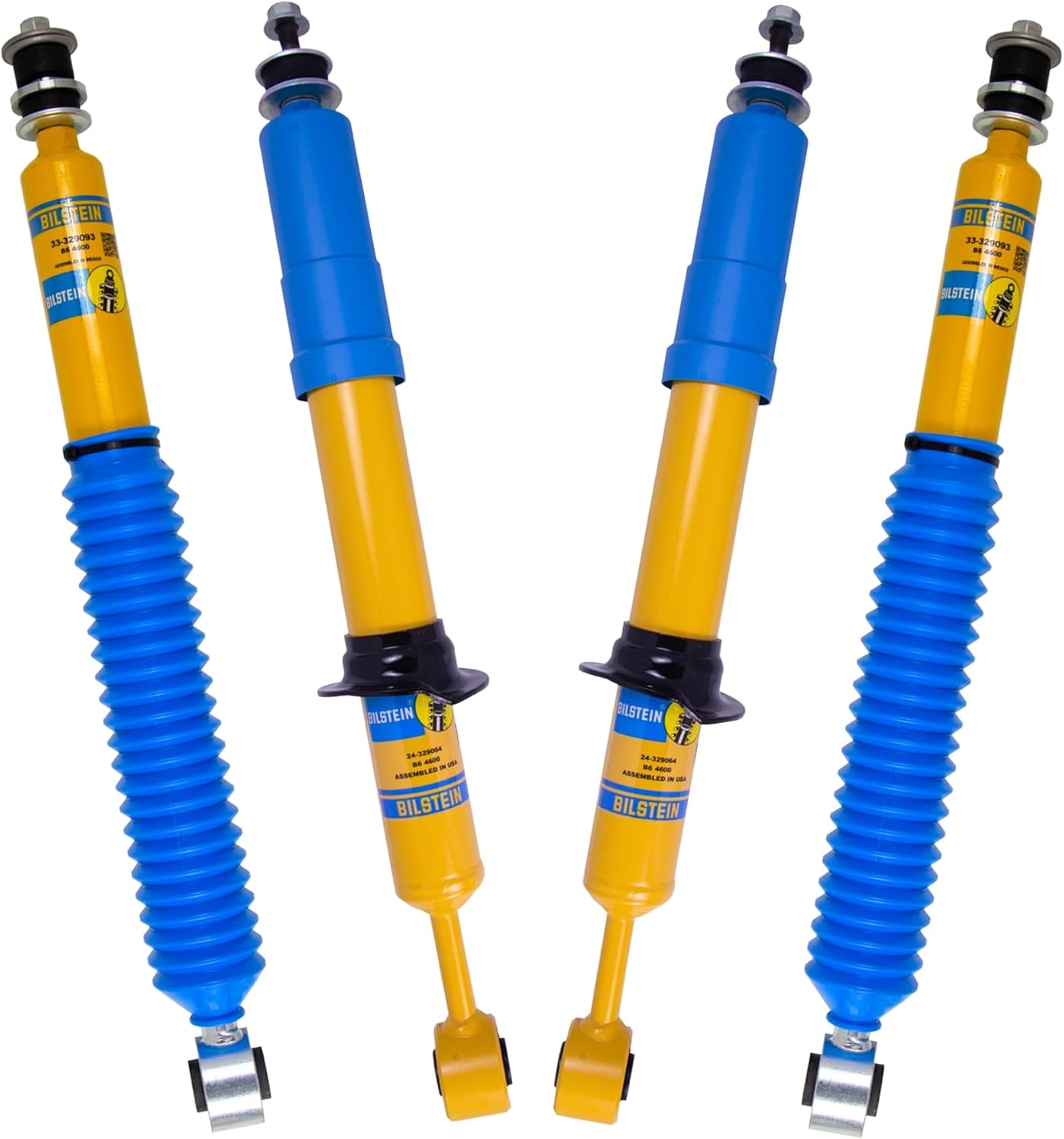Bilstein Pair of Front B6 4600 Series Shocks Compatible with 2010-2024 4Runner with 0" Front Lift | Easy Installation | Smooth Performance | Built to Last