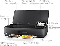Vista 2 de Impresora móvil todo en uno HP Officejet 250 (cz992 a), Negro