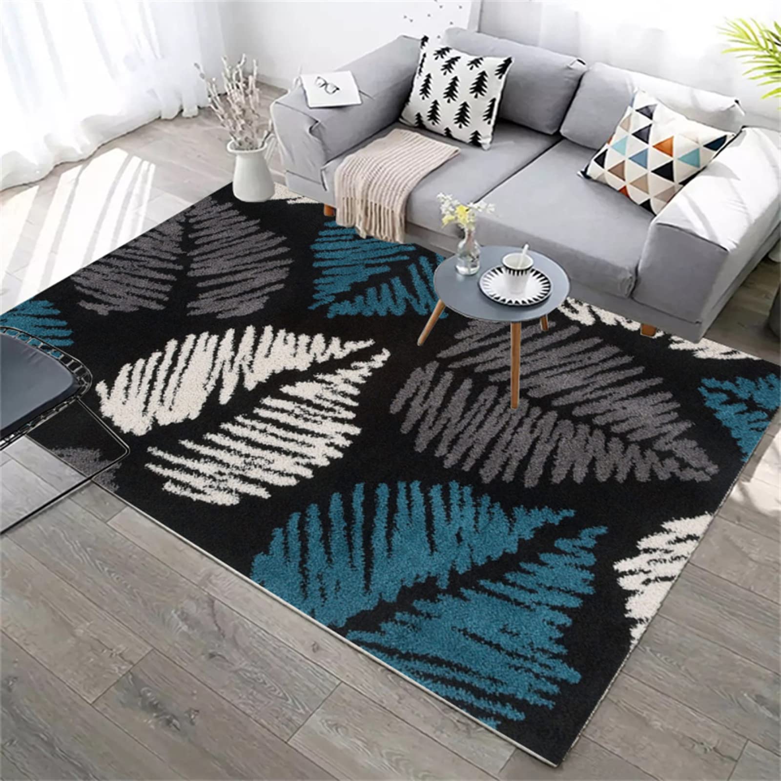 Moquette chambre anti-glisse et grand tapis pliable contre les sols froids