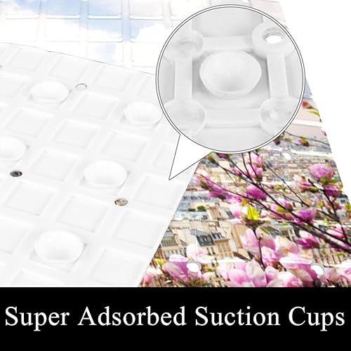 Miniatura 3 de Tapete antideslizante para bañera, Torre Eiffel de París, tapete de baño cómodo y suave con textura