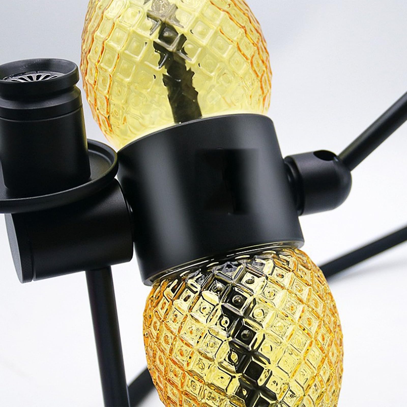 Juego De Cachimba,Kit Shisha Piña con Gravedad Giratoria 360° Y Sistema Gestión del Calor, Filtrado Suave Y Sabor Puro Garantizado,sin Retención Gases Escape,para Todos Los Amantes Cachimba