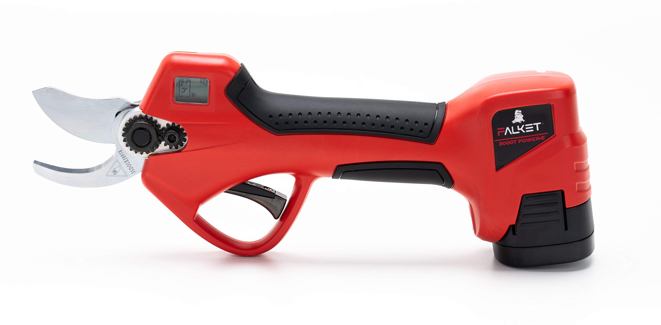 3000T E-POWER - kit forbice professionale da potatura a batteria elettrica taglio passante con lama curva