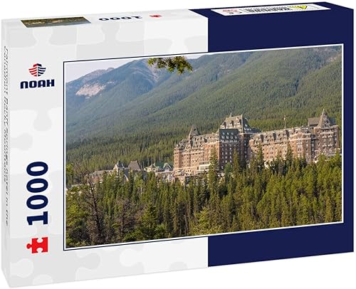 Noah Jigsaw Puzzle Fairmont Banff Springs Hotel en las Montañas Rocosas canadienses 1000 piezas