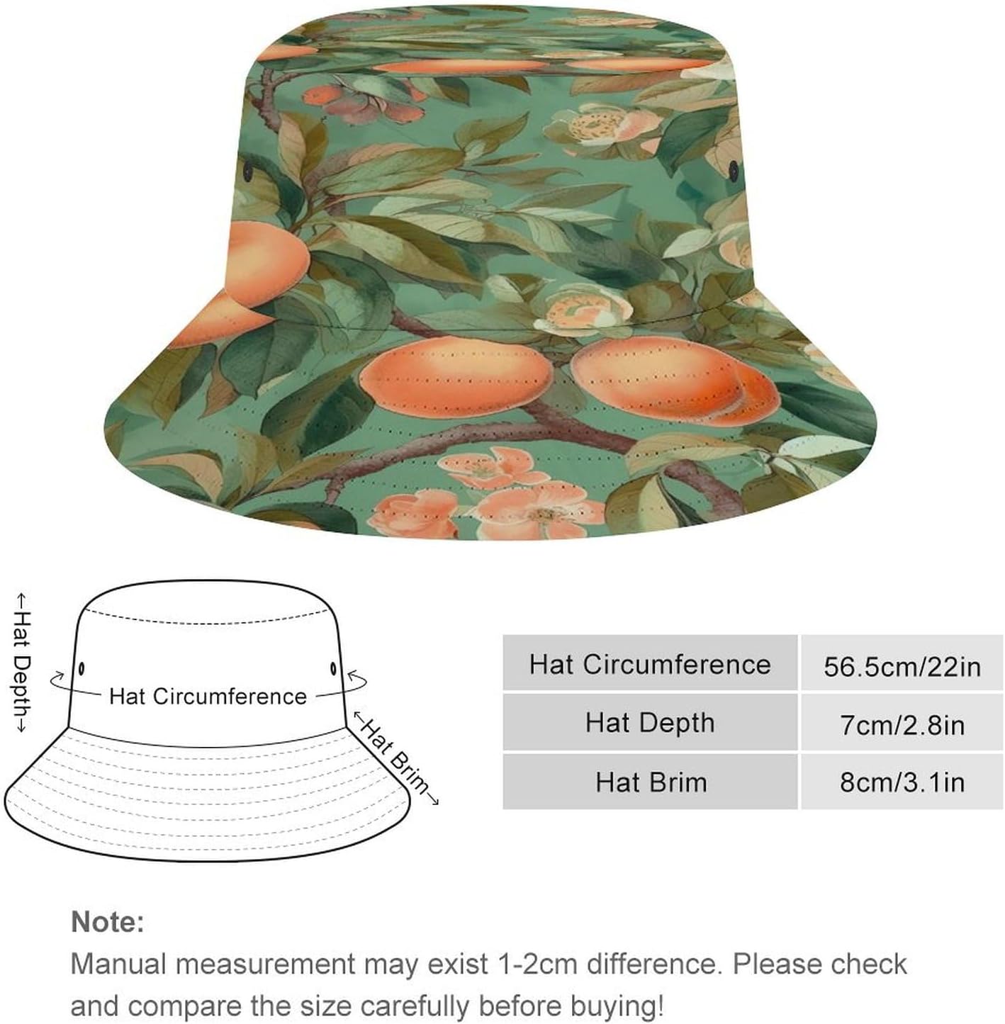 Bucket Hat for Women Men Cotton Sun Hats Dwarf in Hat Beach Fisherman Hat Summer for Protection