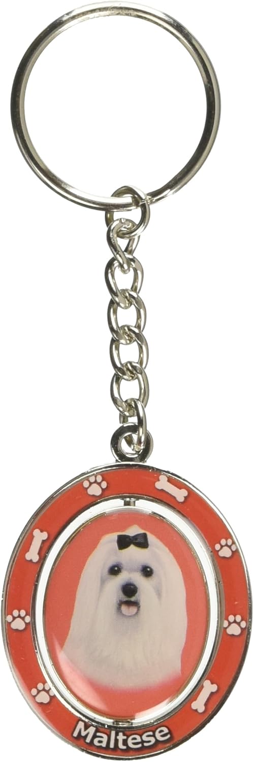 Maltese keychain Clearance