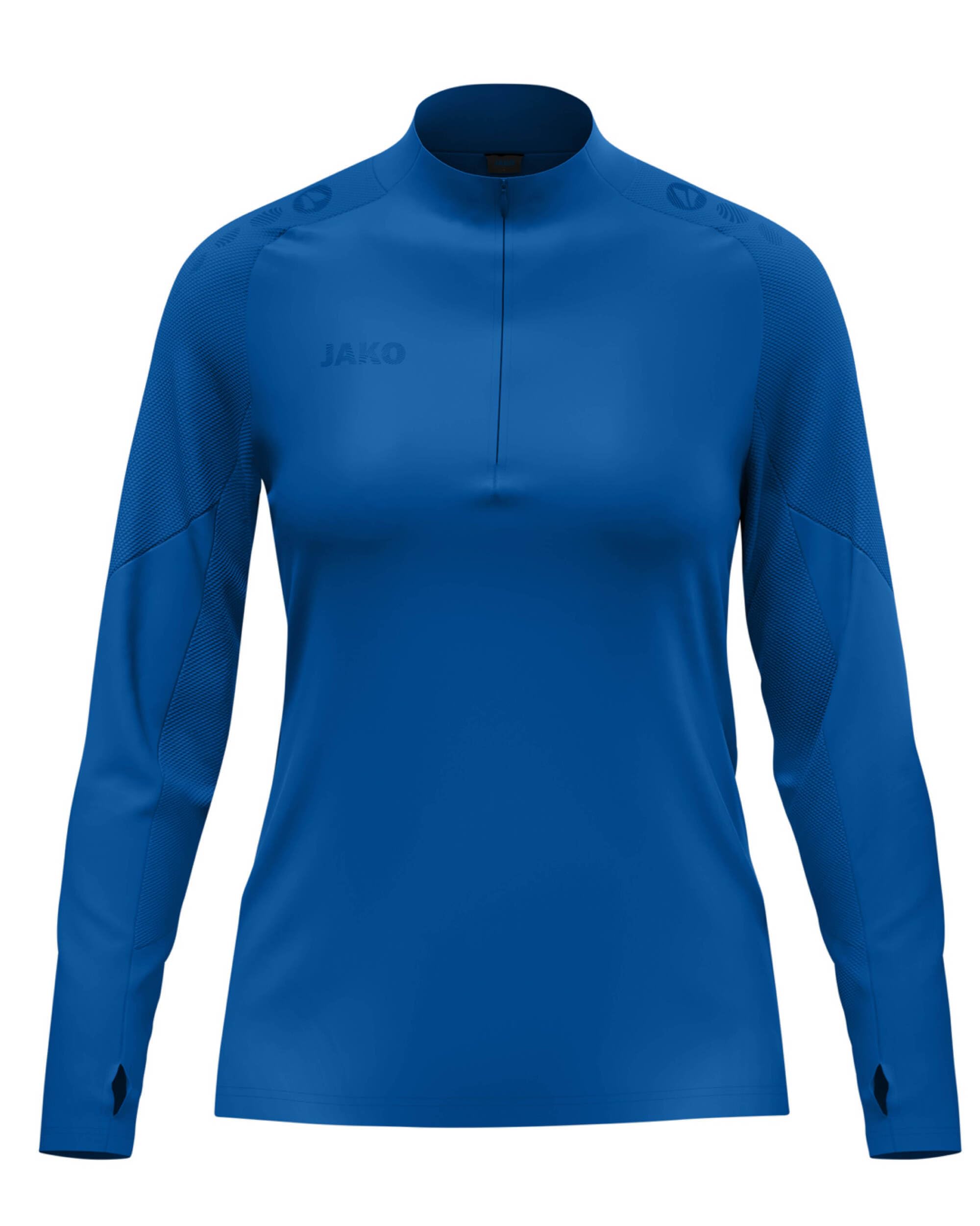 JAKO Damen Damen Ziptop Light Flow Shirt