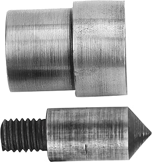 2Pcs Heavy Duty Metal Grommet Die Mold Eyelet Hand Press Punch Machine Tool Spring Snap Fastener Button Die for Hand Pressing(3.0 mm)