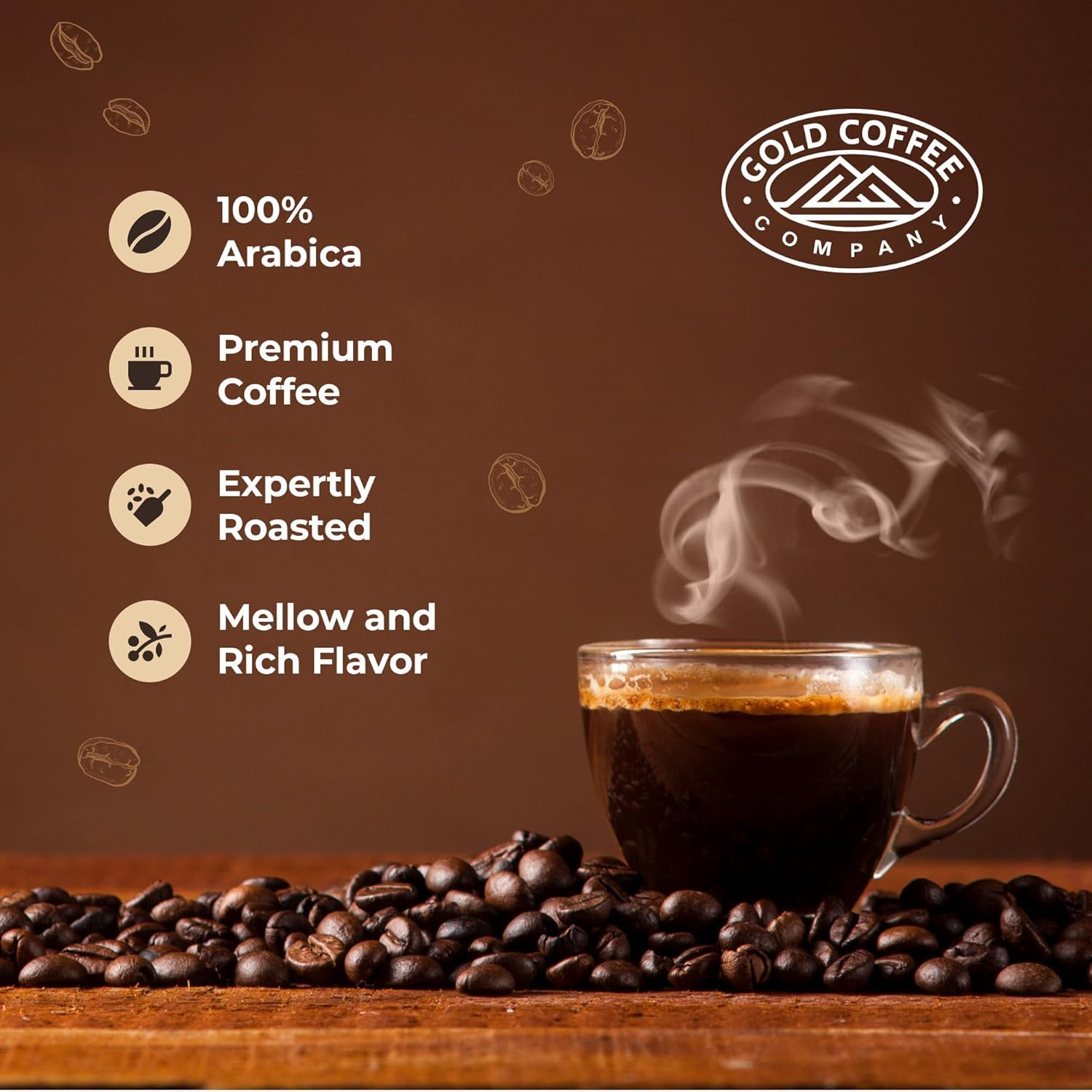 Gold Coffee Bundle | Kanaloa & Blue Mountain, Medium Roast, Whole Bean |100% Arabica Coffee, 1 lb. (Pack of 2)