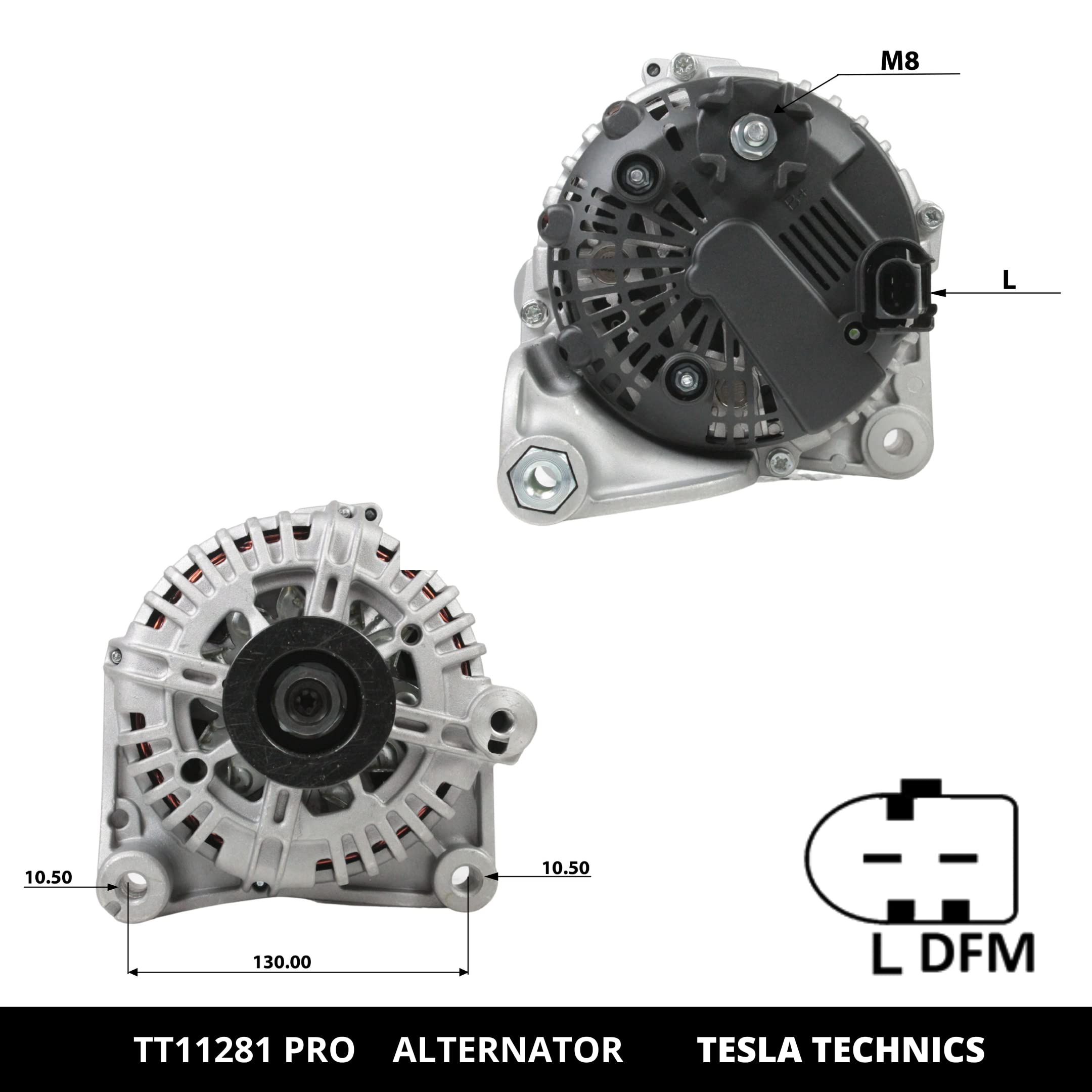 TT11281 PRO Alternateur pour voiture 12V, 150A. Compatible avec BMW.Excellent rapport qualité-prix. Installation facile et garantie.
