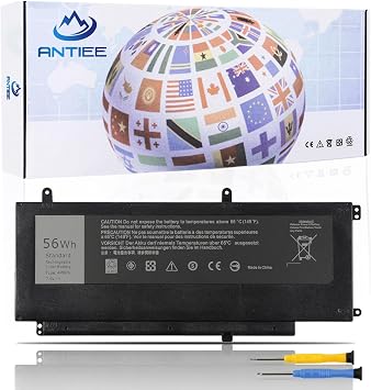 ANTIEE 56Wh 4P8PH Battery Replacement for Dell Inspiron 15 7000 7537 7547 7548 N7547 N7548 Vostro 14 5459 Series Notebook D2VF9 G05H0 0G05H0 OPXR51 179F8 04P8PH 7.4V 4-Cell