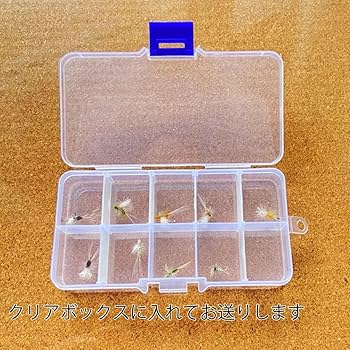 釣り道具　フライフィシングのハンドメイド毛針　約90本　ケース入り フライフィッシングの人気通販 | minne byGMOペパボ 国内最大級