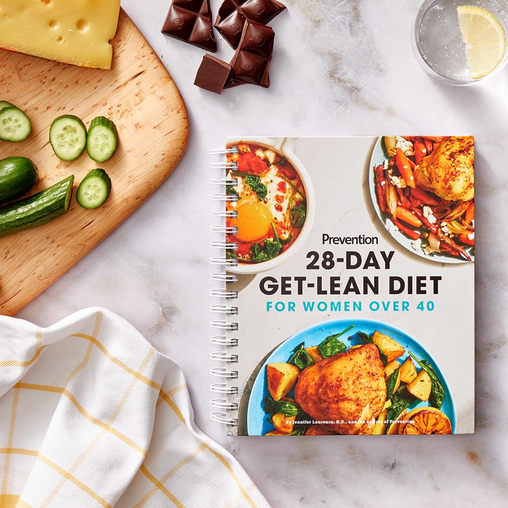 Prevention: 28-dniowa dieta Get-Lean dla kobiet powyżej 40 roku życia. Nowy planer codziennych planów posiłków, przepisów i nie tylko dla trwałej utraty wagi po 40!