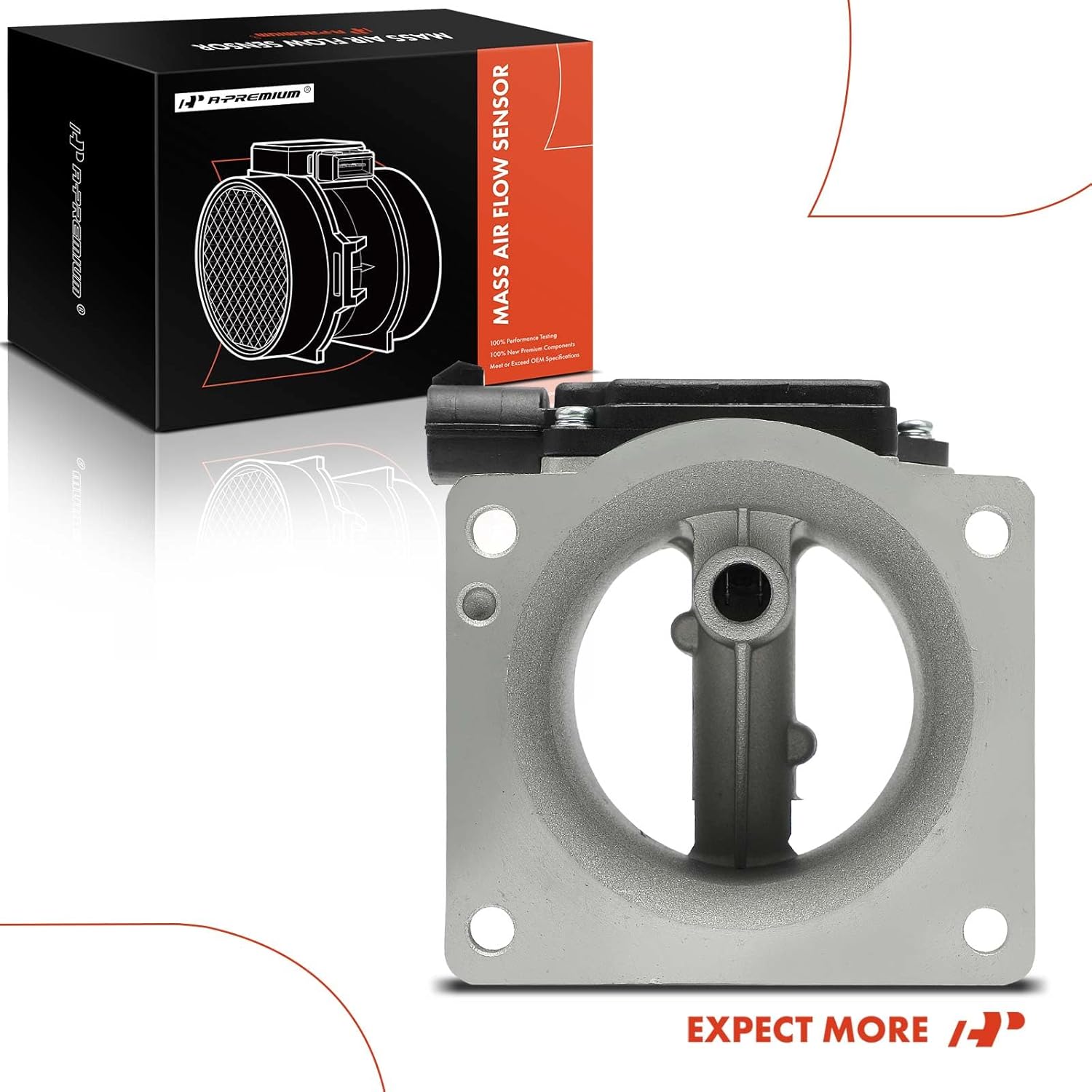 A-Premium Mass Air Flow Sensor Meter Assembly W/ 4Pins [1.9 2.3 3.0L] Compatible with Ford Escort/Taurus 1994-1995, Ranger 1993-1995 & Mazda B3000/B2300 1994 & Mercury Sable/Tracer 1994-1995